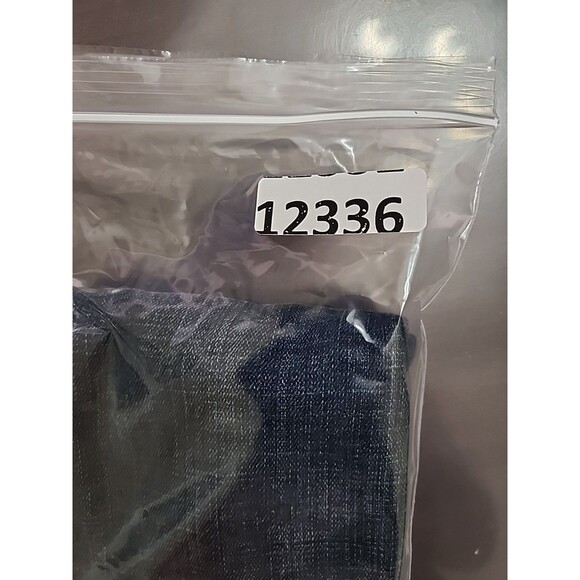 Levis Bermuda Denim Shorts Womens 27 Blue Cuffed Embroidered Stretch - Picture 10 of 10